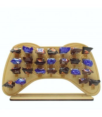 6mm Mars, Snickers and Milkyway Chocolate Bars Funsize Minis Holder Advent Calendar - X Box Gaming Controller